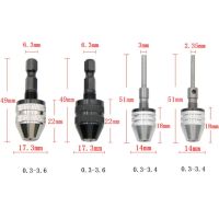 Mini Keyless Drill Chuck 1/4 39; 39; Hex Shank Drill Bit Tool Convertor Adapter Electric Micro Motor Clamp Mini Chuck Fixture