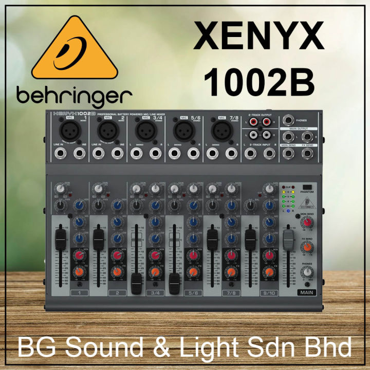 Behringer Xenyx 1002B 10-channel Analog Mixer