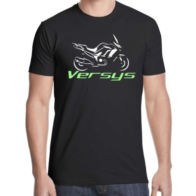 Moto Kawasaki Versys 1000 2015 T Shirt Mens   T-Shirt Cotton Bottoming T Shirt Casual Tops  Clot