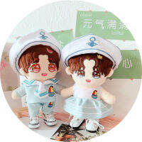 Toy Doll Clothes Suit Pup Navy Dress 20cm Couple Suit 20cm Baby Doll Dress Up Cloth Doll