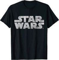 Star Wars simple retro logo mens แฟชั่นเสื้อฤดูร้อน T-Shirt