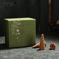 35pc/Box Oud Perfume Tower Reflux Incense Cones Backflow Incense Wierook Cones Regulating Emotion Use In Home Office Teahouse