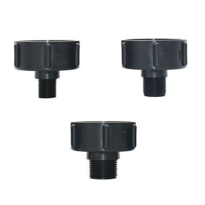 IBC Tank Adapter S60 To 1/2 3/4 1 Male Thread Connector Garden Ton Barrel Connect Faucet 1000 Liter IBC Tank Accessory Fitting
