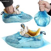 ▩◆ 100PCS Disposable Protector PE Plastic Anti-Slip Shoe Protector Overshoes Shoe Covers