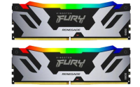 RAM 32GB (16GBx2) DDR5 6400MHz Kingston FURY Renegade RGB แรม หน่วยความจำ (แรมพีซี) (KF564C32RSAK2-32)