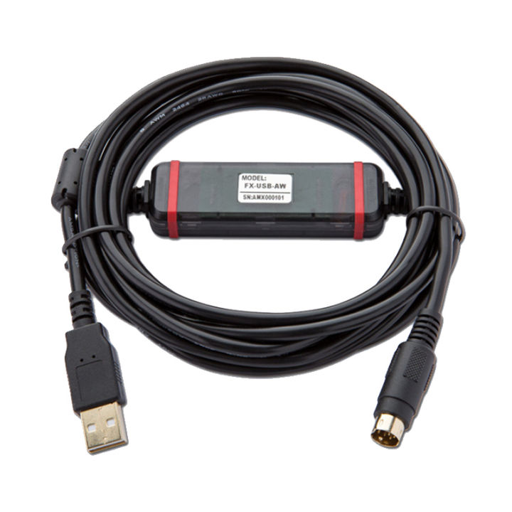 fx-usb-aw-suitable-for-mitsubishi-fx3u-3g-fx2n-fx1n-fx0-fx0n-fx0s-fx1s-plc-programming-cable-plc-download-cable-fast-ship