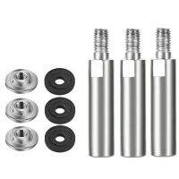 1Set Extension Rod Angle Grinder Extension Shaft Joint M10 Tooth Modified Grinding Tool Silver