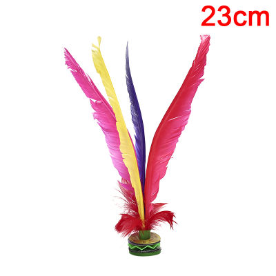 1pc China Jianzi Footbal Foot Kick Handwheel Fancy Goose Feather Shuttlecock Fitness Entertainment For Physical Exercise