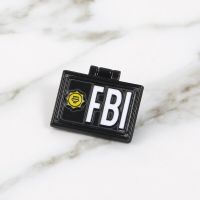 FBI Pins Special Agent Brooches Flip Cover Metal Badges Denim Jackets Bags Hats Backpack Accessories Movie jewelry
