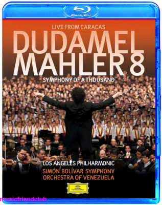 Mahler Symphony No. 8 Mahler thousand symphonies Dudamel Chinese characters (Blu ray BD25G)