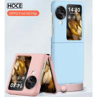 HOCE Pure N3flip เคสโทรศัพท์ PC แบบแข็งสีสำหรับออปโป้ไฟนด์ N2 N3ฝาพับ N2flip ฝาหลังกันกระแทก