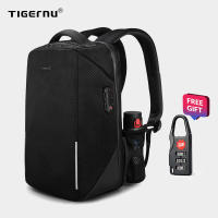 2019 tigernu RFID 15.6 นิ้วแล็ปท็อปกระเป๋าเป้สะพายหลัง TSA ล็อคป้องกันการโจรกรรม S plashproof ธุรกิจผู้ชายเป้กระเป๋าสำหรับผู้ชายวัยรุ่น mochila ผู้ชาย