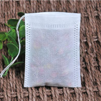 Tea Bags 100PcsLot Empty Scented Drawstring Pouch Bag 5*7CM Seal Filter Cook Herb Spice Loose Coffee Pouches Tools