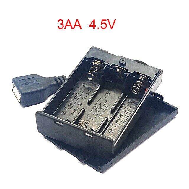 2/3/4/6/8 Slot AA Battery Holder AA Battery Box AA Battery Case With