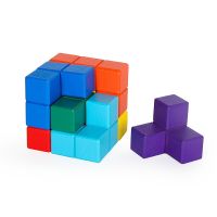 [COD] building cube brain-burning childrens puzzle toy beech log