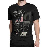 Hot sale Michael Jackson  graphic Mens 100% Cotton Round Neck Short Sleeve T-Shirt  Adult clothes