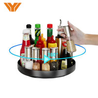 High Quality 1 2 Layer 360 Degree Rotating Kitchen Rack Storage Rack Shelf Organizer Spice Rack