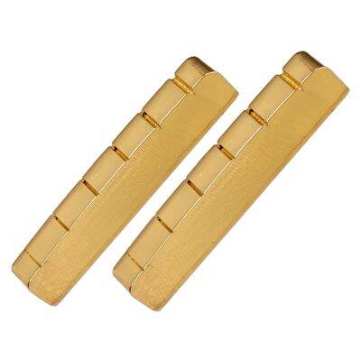 ；‘【； 1Pcs 4/6 String Pre-Slotted Brass Nut Bridge Nut 42Mm For LP EPI Electric Guitar Replacement Parts Guitar Accessories