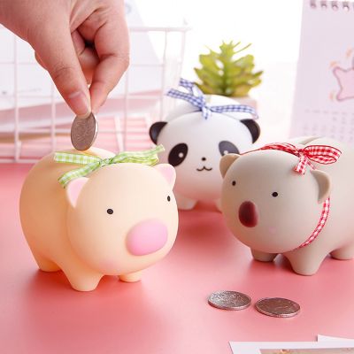▣ﺴ animal mealheiro criativo mini panda caixa de poupança dinheiro brinquedo aniversário das crianças presente moedas caixas armazenamento decoração para