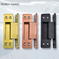 Invisible Door Hinge Concealed Heavy-duty Stainless Steel Hinge Bedroom Wooden Door Open and Thicken Hinge Furniture Hardware