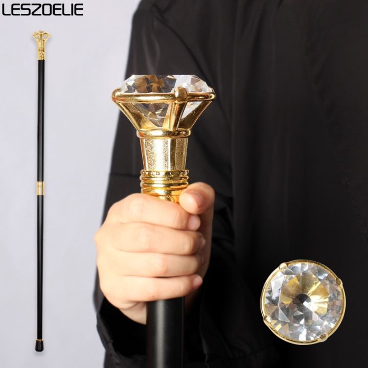 Luxury Walking Stick Canes Men Diamond Type Handle Decorative Walking Cane Women Elegant Fashion 4843