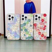 เคสเคสซิลิโคนนิ่มสำหรับโทรศัพท์พลอยเทียมโรสสำหรับ Samsung Galaxy S20 S21 S22 S23บวกกับเคสแฟชั่นมีสไตล์ S20เป็นพิเศษฝาหลังจาก GGQcase