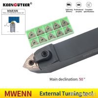 ∋ MWENN2020K08 MWENN2525M08 External Turning Tool Holder WNMG Carbide Inserts MWENN Lathe Cutting Machine Tools Set