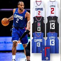 เสื้อคุณภาพสูง 【JAN】 22/23 Top quality 22/23 Top Quality NBA͛ Clippers Jersey No. 2 Leonard Basketball Suit Hot-Pressed No. 13 Paul George Custom Mens And Womens Suit