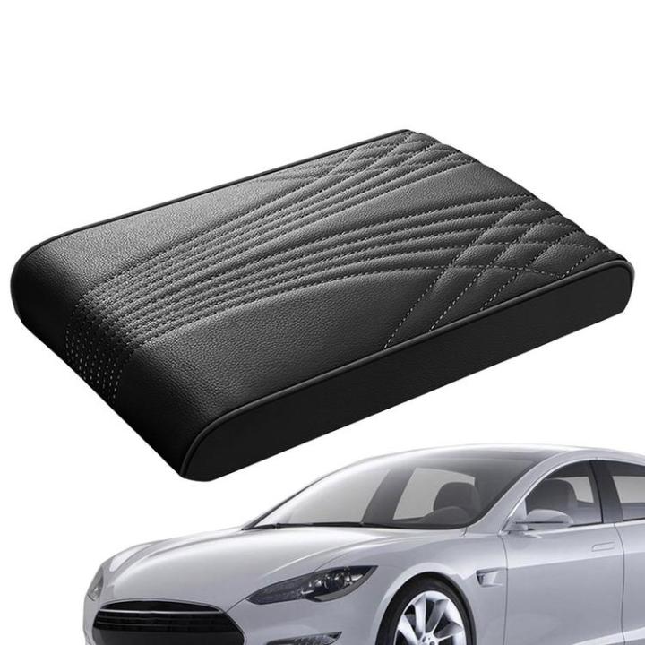 car-center-console-leather-pad-auto-protector-cover-for-armrest-car-armrest-seat-box-cover-protector-with-memory-foam-waterproof-car-accessories-for-suv-truck-agreeable