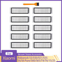 ล้างทำความสะอาดได้ HEPA กรองสำหรับ Xiaomi Roborock 1วินาที2วินาที S50 S5 Max S6 MaxV T4 T6สำหรับ Mi เครื่องดูดฝุ่นหุ่นยนต์อุปกรณ์ทดแทน