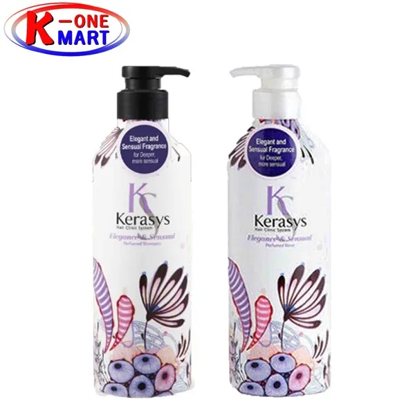 Aekyung Kerasys Elegance & Sensual Perfumed Shampoo / Conditioner 600mL ...