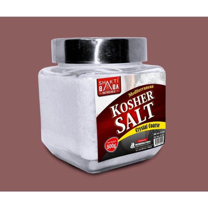 Kosher Salt Crystal Coarse 500g in Glass Bottle Lazada PH