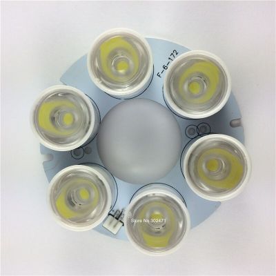 【Quality】 บอร์ด LED สีขาว90D 6x IR LED Board สำหรับกล้องวงจรปิด Night Vision CY-WL6L9090D