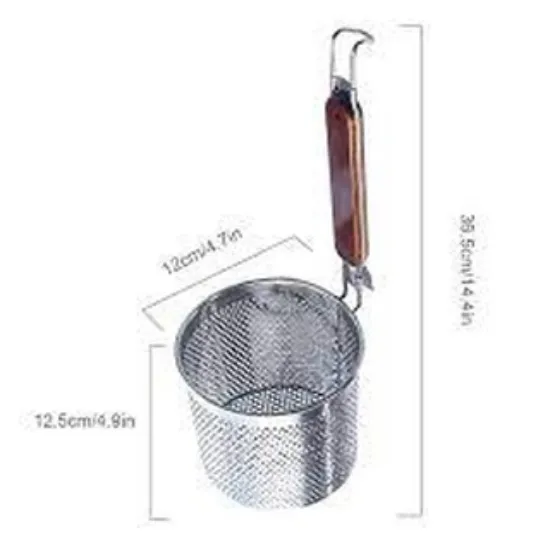Goodlife Stainless Steel Mesh Food Strainer Basket Noodle Strainer