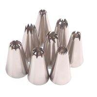 【hot】 8 Pcs Russian Pastry Icing Piping Nozzles Decorating Decorator Accessories