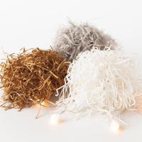 [COD] Raffia Shredded Paper Silk Wedding Filling Brushed Thick Filament