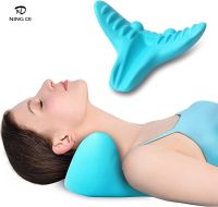 Neck and Shoulder Relaxer Cervical Traction Device Neck Stretcher Cervical Traction for TMJ Pain Relief and Muscle Relax Chirop