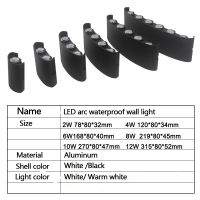 Modern LED Wall Lamp Outdoor LED waterproof wall lights Aluminum Wall Washer Light Porch lighting Warm White Stairs Wall Light