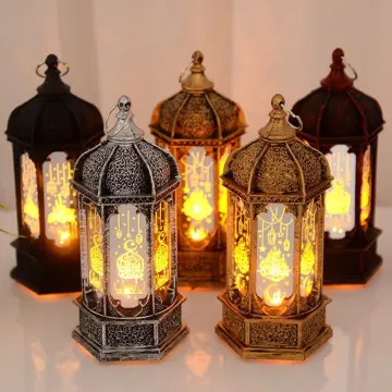 EID LED Mubarak Night Light Ramadan Lamps Muslim Islamic Table Decor Novel  Light