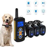 800M Pet Remote Control Dog Training Collar Waterproof Bark Stop Collar Prefessional Training Aids