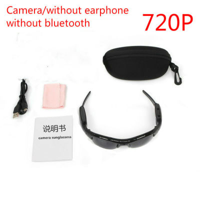 HD Sunglasses Camera Earphone HD1080P Smart Mini Cam Glasses Multifunction Bluetooth MP3 Player Sports Accessories 1632Gb