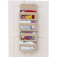 Wall Hanging Organizer Bag Non-Woven Fabric Door Wardrobe Hanging Storage Bag Living Room Bedroom Toy Cosmetic Kitchenware Box