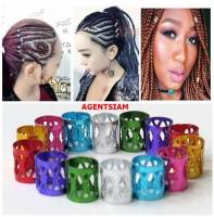 แหวนผมถักเปีย ใช้ตกแต่งประดับผมเปียHAIRBRAID-RINGS-CUFF