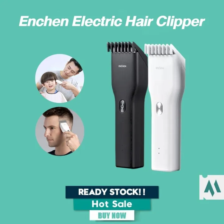 Enchen Hair Clipper Wireless Remover Boost Low Noise Anti Jamming