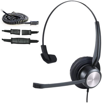 MKJ Cisco Phone Headset Corded RJ9 Telephone Headset with Noise Cancelling Microphone for Cisco CP-7821 7841 7942G 7931G 7940 7941G 7945G 7960 7961G 7962G 7965G 7970 7971 7975G 8811 8841 8861 9951 etc …