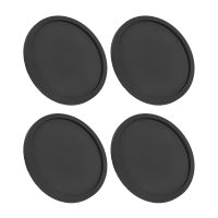 Silicone Drink Coasters Set of 4, Non-Slip Cup Coasters, Heat Resistant Cup Mate, Soft Coaster for Tabletope Protection