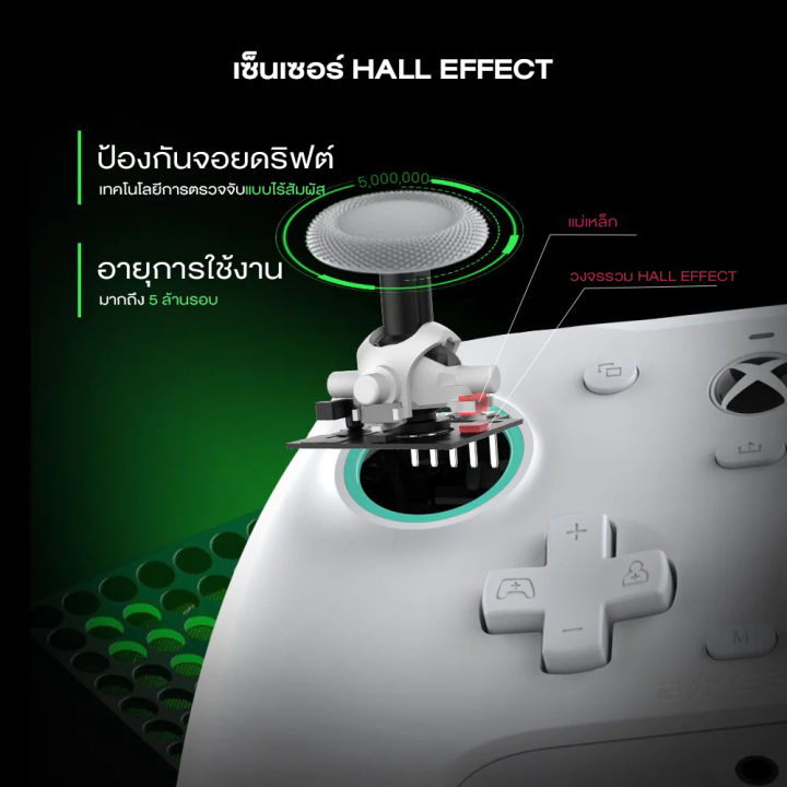 จอยเกม-gamesir-g7-se-wired-controller-with-hall-effect-sticks-จอยเกมมีสาย-จอยสติ๊ก-อุปกรณ์เสริมเกม-อุปกรณ์ควบคุมเกม-รับประกันสินค้า-1-ปี-mobuying