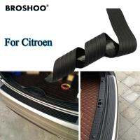 【CW】BROSHOO Car Styling Rubber Rear Guard Bumper Trunk Protector Trim Cover Strip For Citroen C3 C2 C4 C5 DS3 Picasso C-Quatre Nemo