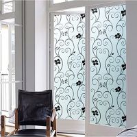 45x100CM PVC Self Adhesive No Glue Static Cling Adsorption 3D Window Film Stickers Decor Privacy Blocking Waterproof Sticker