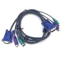 (Bishop Belle)3M 5ฟุต,ความยาว1.5เมตร10ฟุต USB VGA SVGA KVM มาตรฐาน15พินสาย Ps2เครื่องพิมพ์สลับมาตรฐานสำหรับเมาส์จอภาพแป้นพิมพ์ Ps/ 2